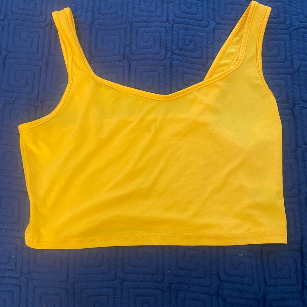 Women’s Yellow Shirt & Skirt